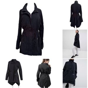 Reebok Noble Fight Fishtail Parka in Black Size Medium